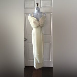 Positively Ellyn Elegant Cream Evening Gown